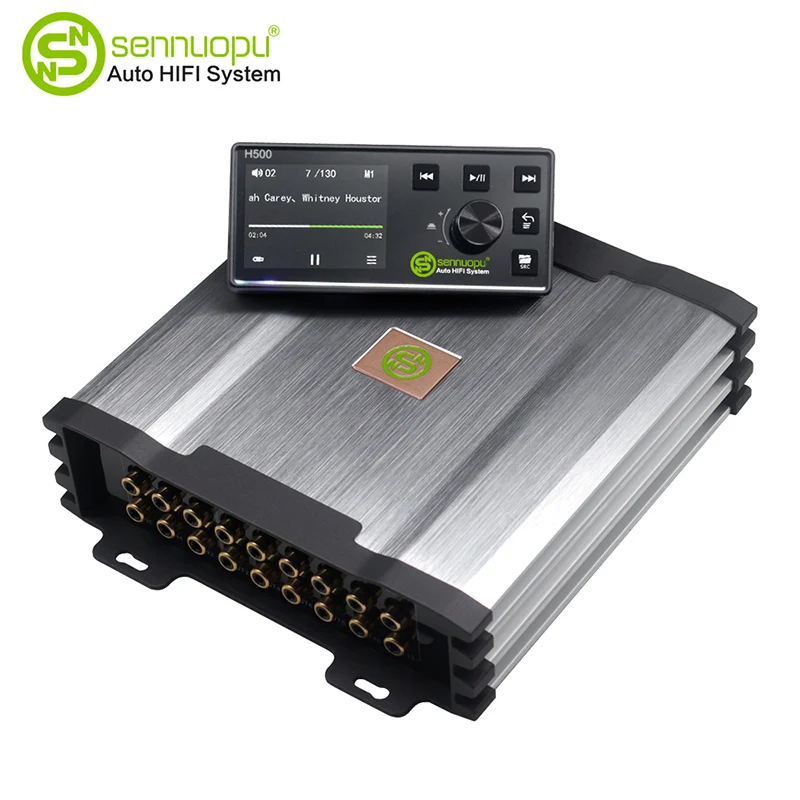 Автокөлік AMPI 8 Арнаны күшейткіш 12 CH DSP дыбыстық процессоры