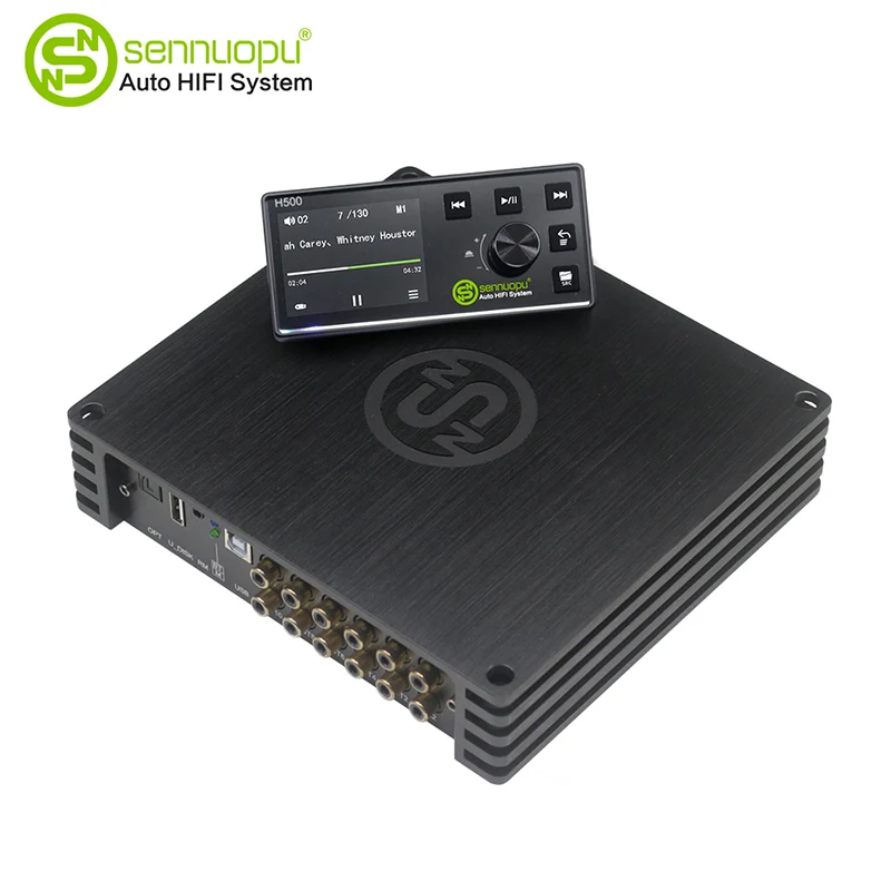 Автокөлік AUDIO 8 * 50W DSP күшейткіші 10 сағат